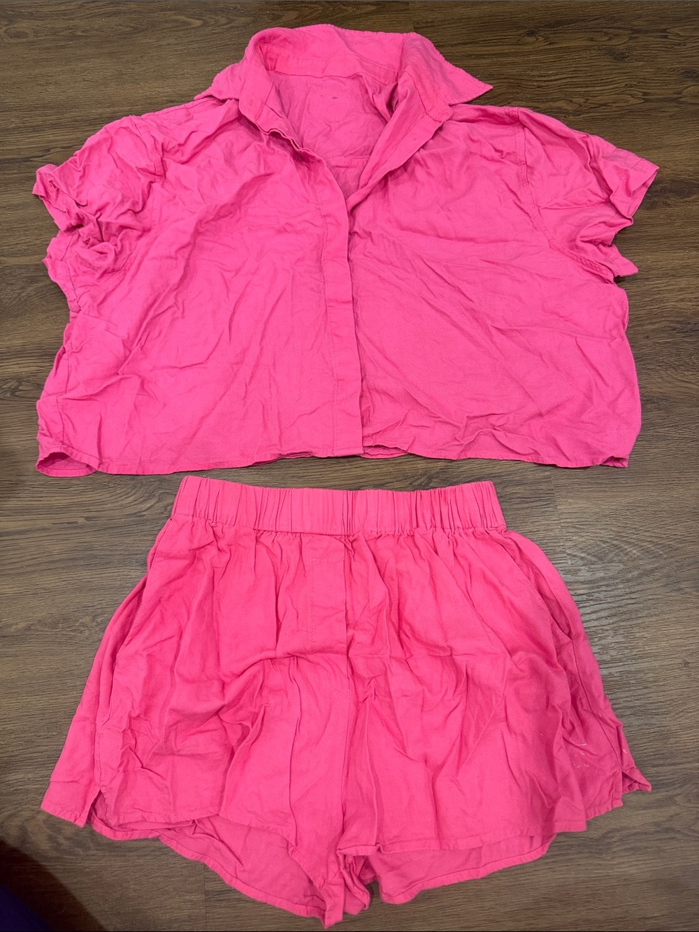Daily Drills Hot Pink Linen